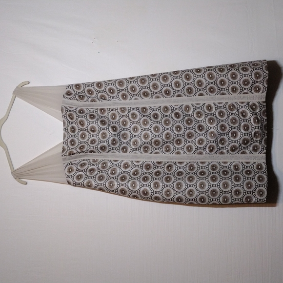 Isabel Toledo for NWT Lane Bryant Metallic Sleeveless Linen Blend Dress Sz 20 - Picture 1 of 9